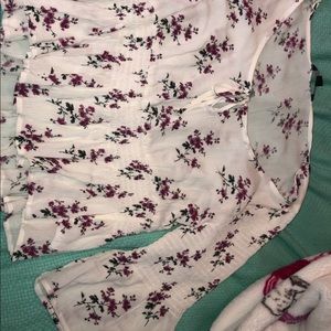 American eagle crop mid sleeve shirt